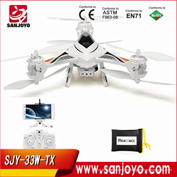 Cheerson CX-33W-TX 1.0 MP CAMARA WIFI FPV Tricopter 2.4GHz 4CH Gyro Drone de 6 ejes